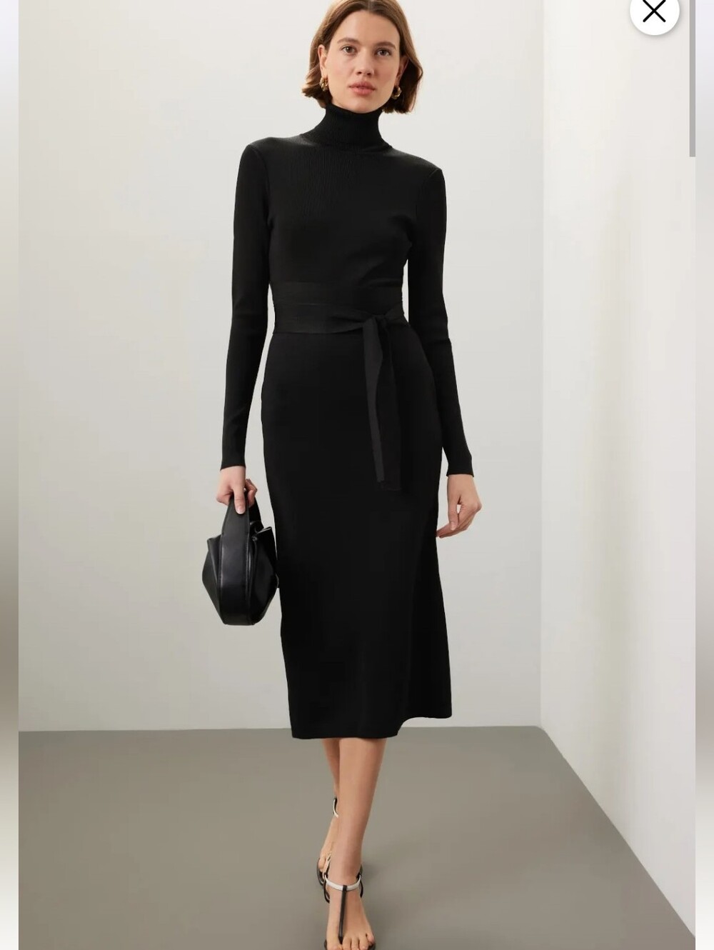 TOCCIN RACER MIDI DRESS SIZE S MSRP $455